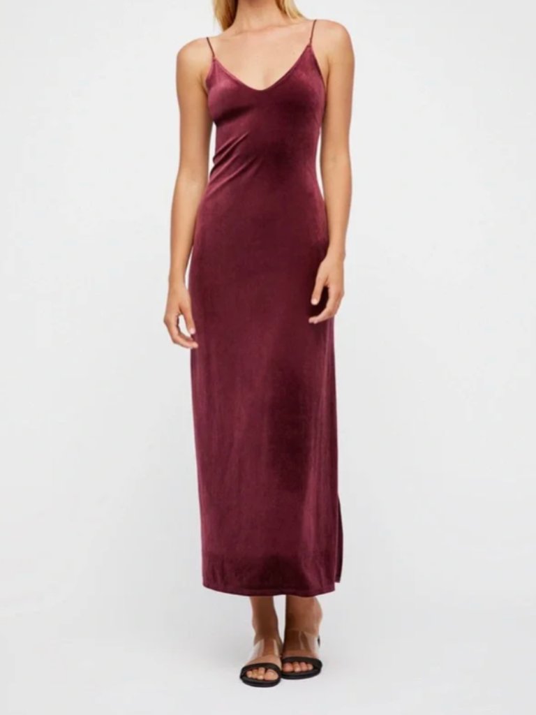 Intimately Free People Meow Meow Velvet Slip Dress